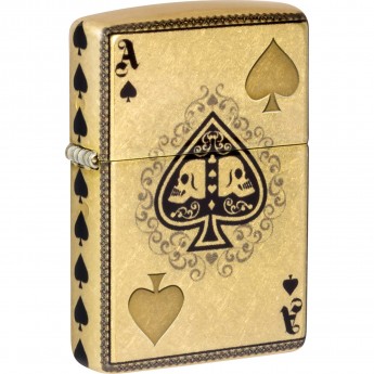 Зажигалка ZIPPO ACE OF SKULLS DESIGN 46388