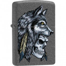 Зажигалка ZIPPO WOLF SKULL 29863 Зажигалка ZIPPO WOLF SKULL 29863